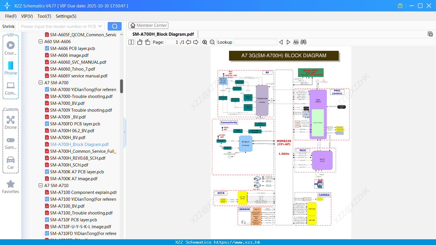 Samsung SM-A700H_Block Diagram